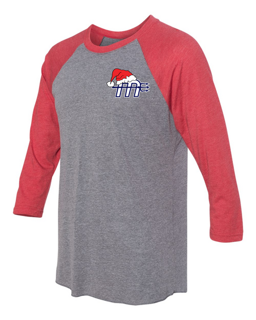 "Mariner's Christmas" 3/4 Sleeve Triblend Soft Tee