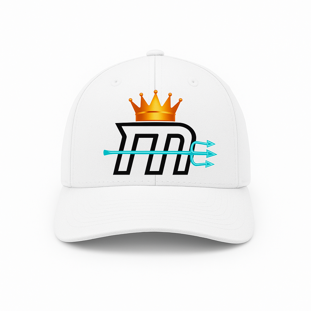 White Fitted Game-Day Hat