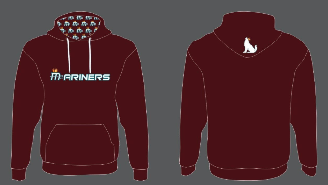 Maroon Team Hoody