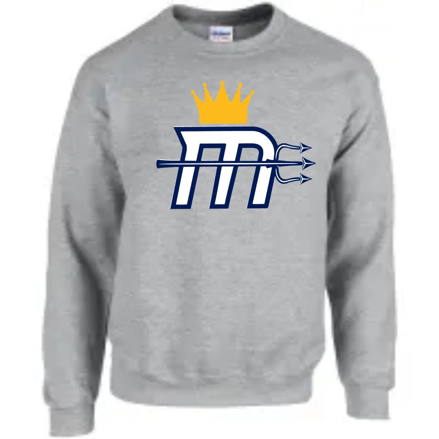 "Mariners M" Big Logo Crew Sweatshirt