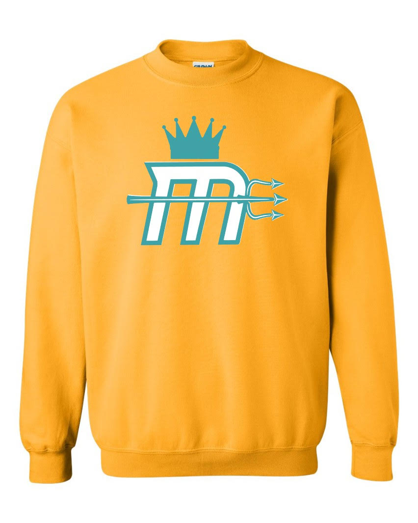 "Mariners M" Big Logo Crew Sweatshirt