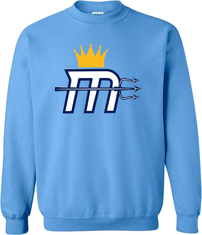 "Mariners M" Big Logo Crew Sweatshirt