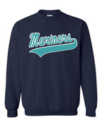 "Mariners Script" Crew Sweatshirt