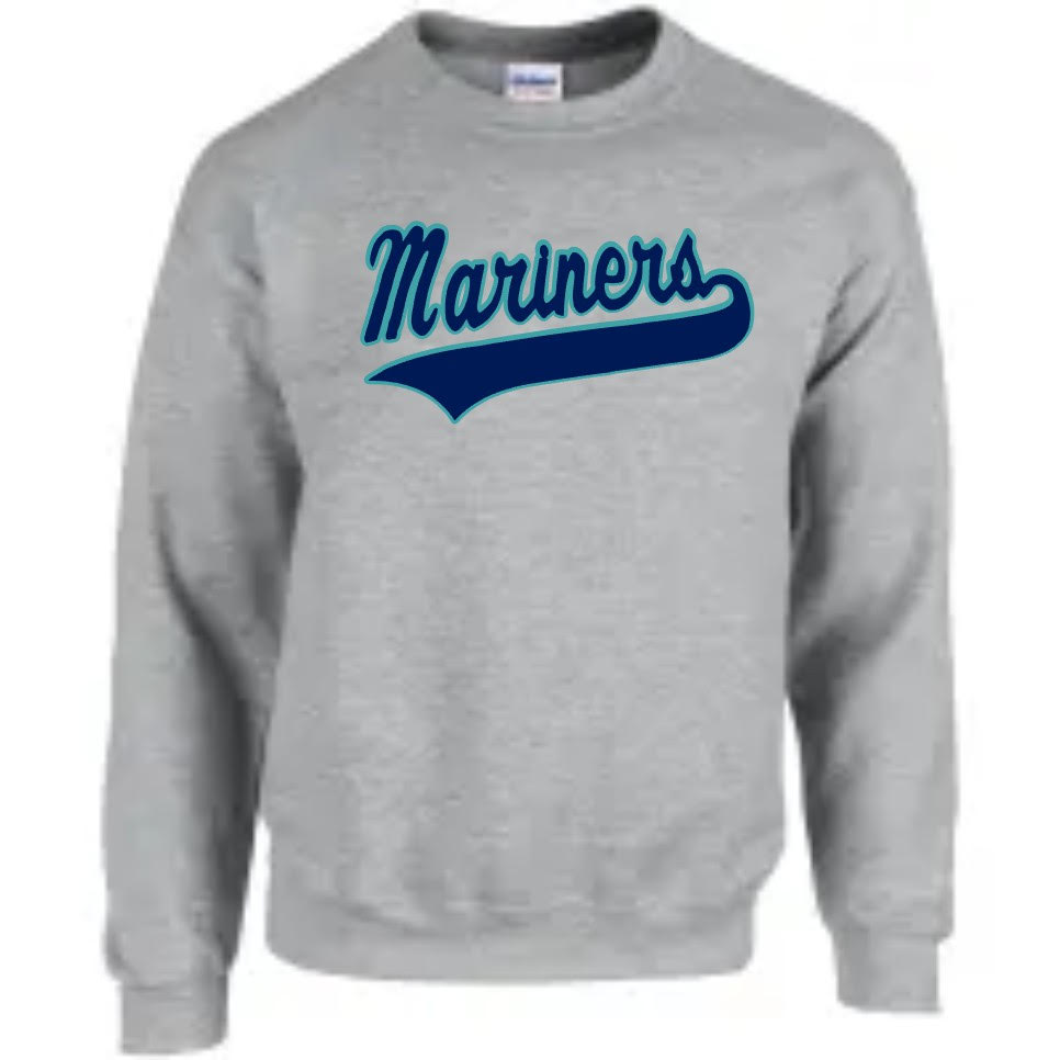 "Mariners Script" Crew Sweatshirt