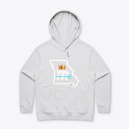 Adult "MO State" Hoody-- White Logos
