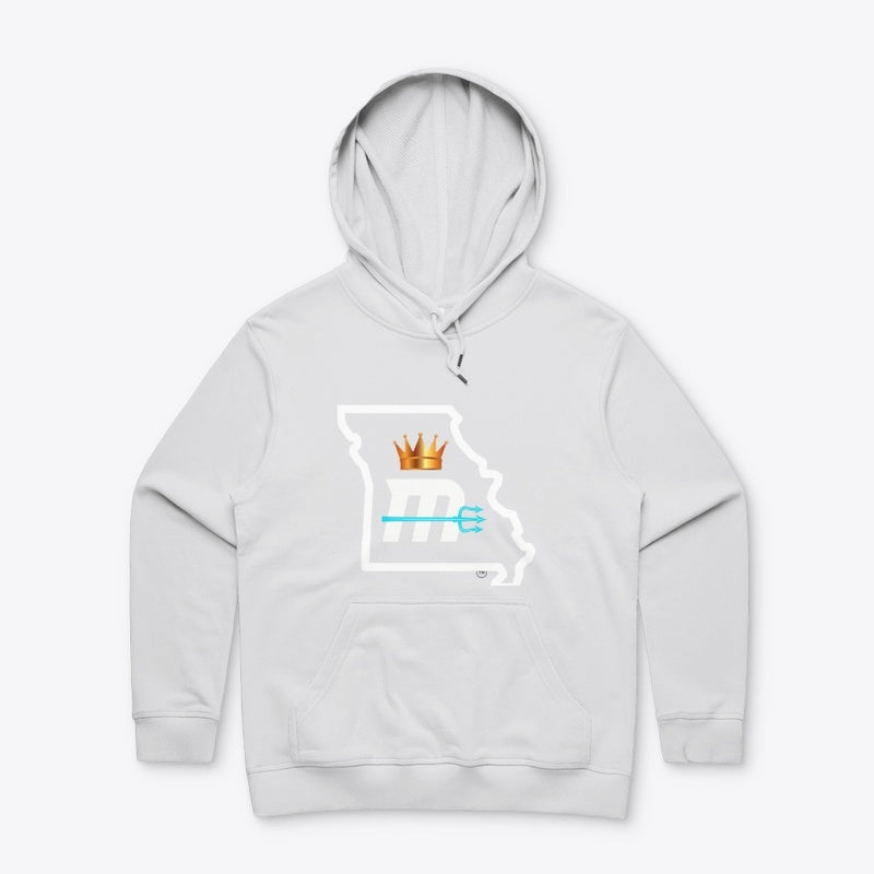 Adult "MO State" Hoody-- White Logos