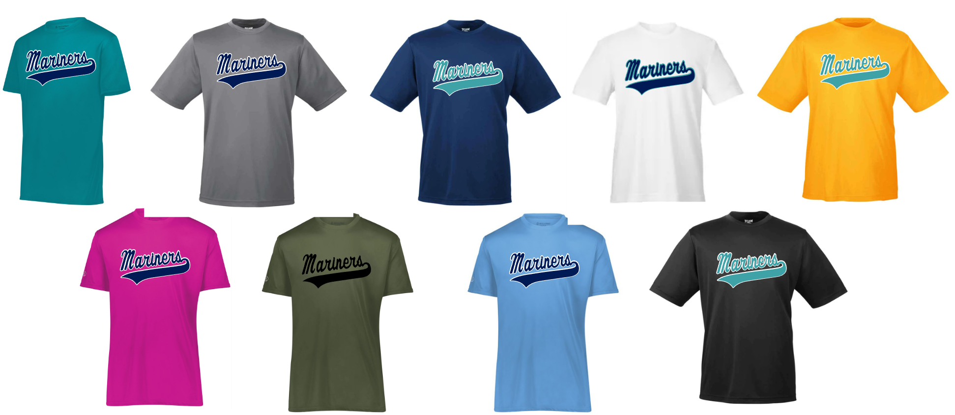 "Mariners Script" Dri-Fit Tee
