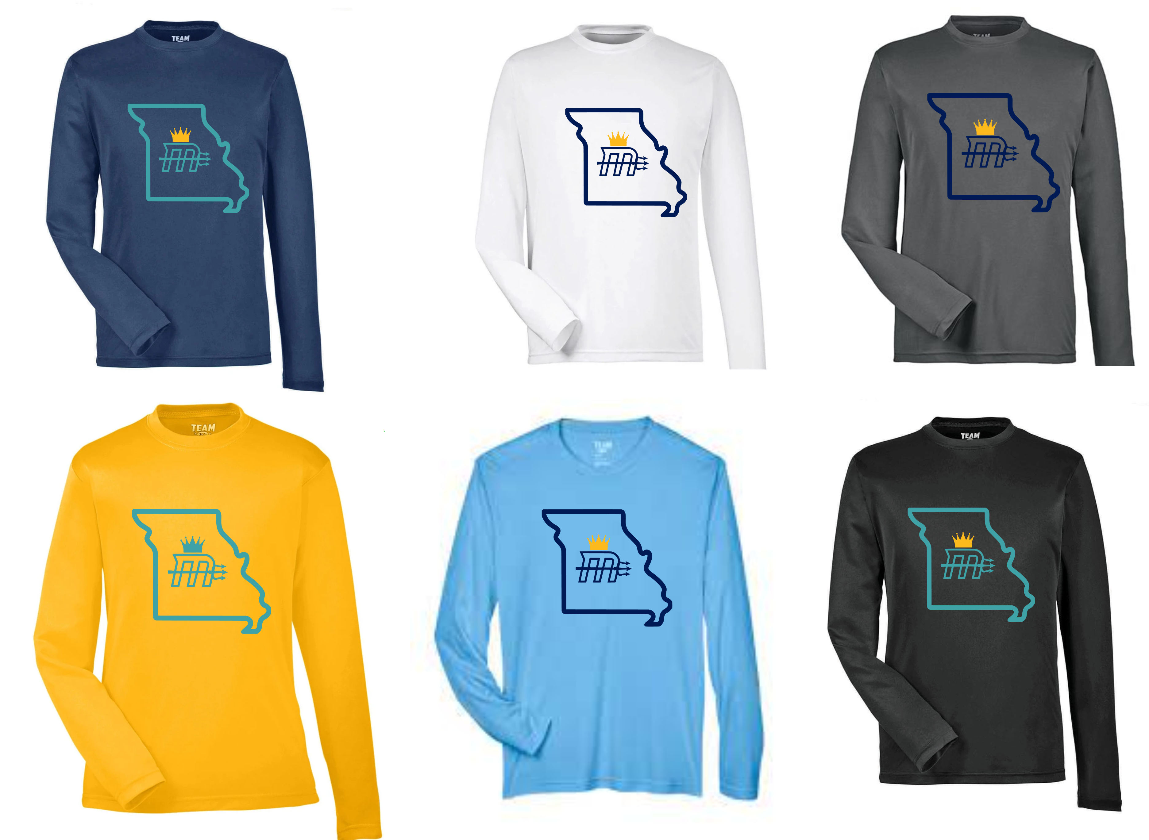 "MO State" Dri-Fit LS Tee