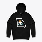 Adult "MO State" Hoody-- White Logos