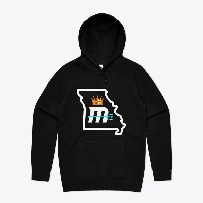Adult "MO State" Hoody-- White Logos