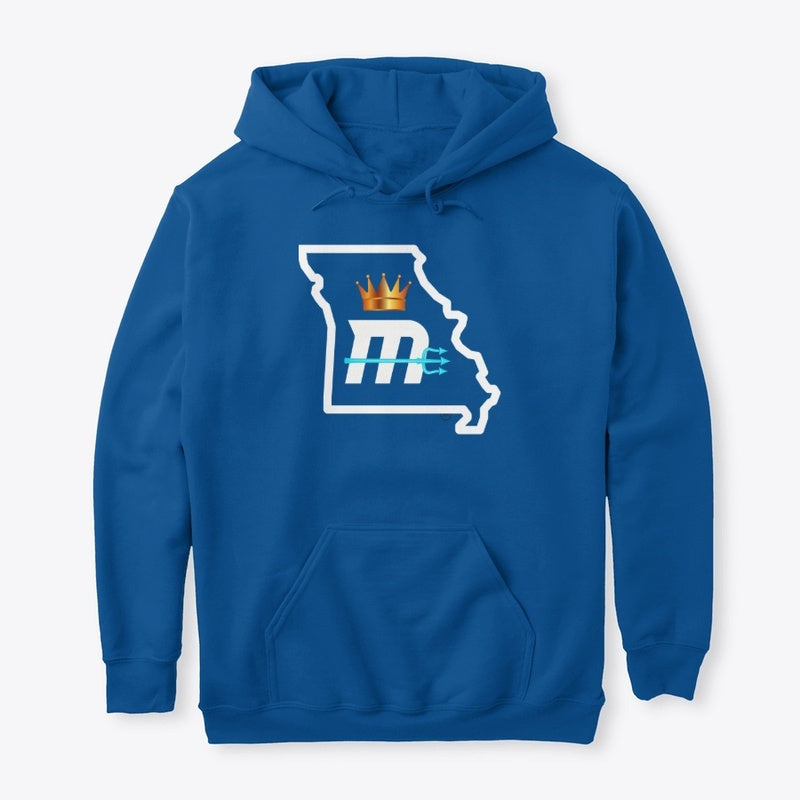 Adult "MO State" Hoody-- White Logos