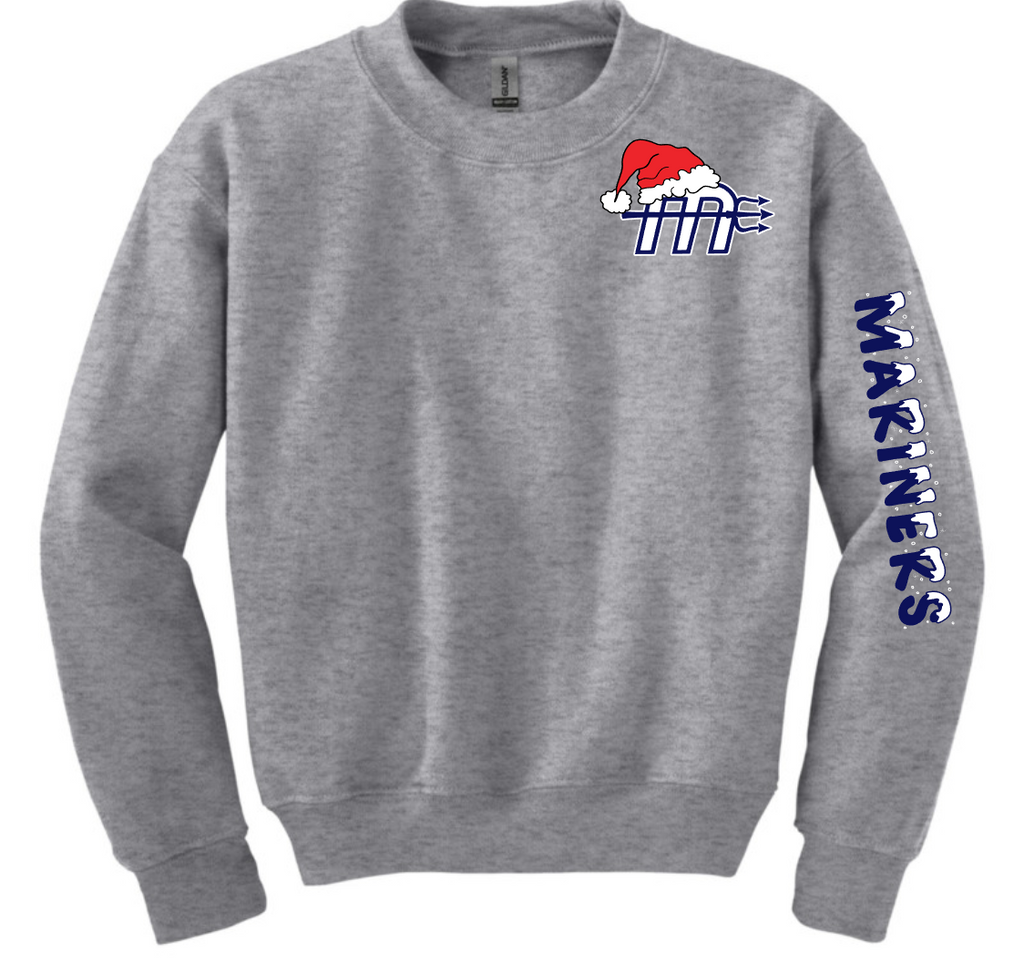 "Mariner's Christmas" Small Logo Crew Sweatshirt