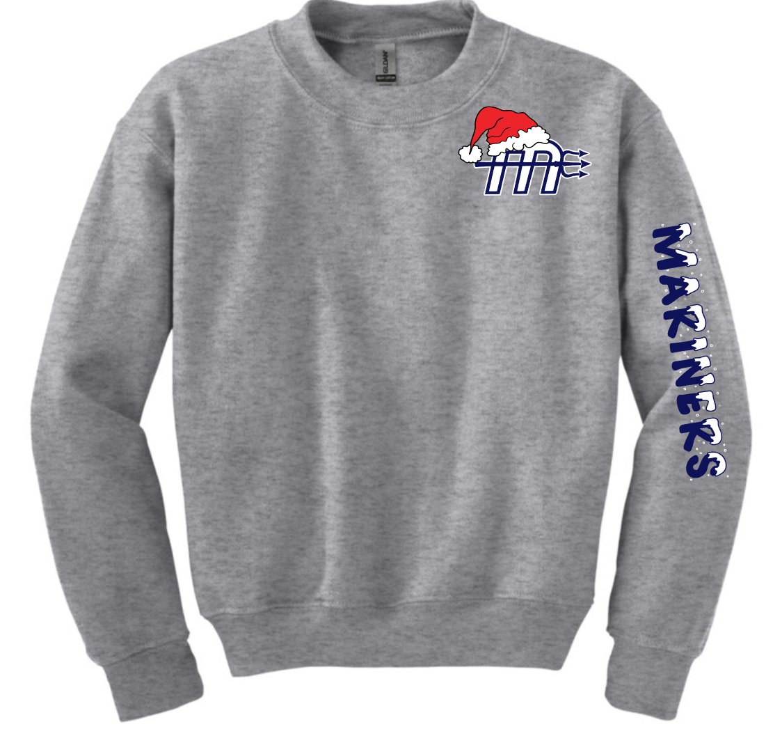 "Mariner's Christmas" Small Logo Crew Sweatshirt